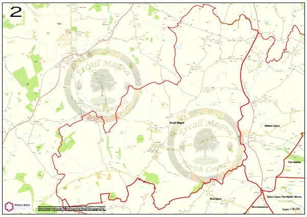 Parish boundary map